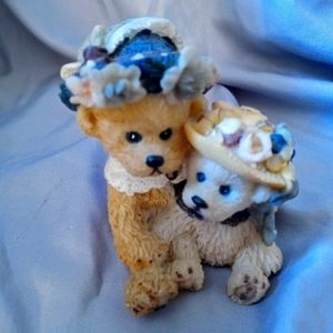 Adorable Small Bear Statue #Valentine's